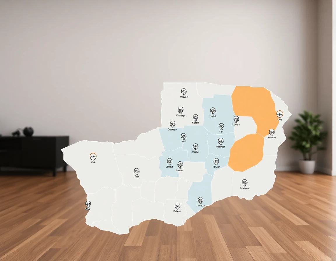 Electrical Service Areas Map