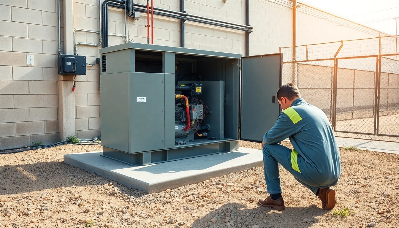 Generator Pad & Enclosure Installation
